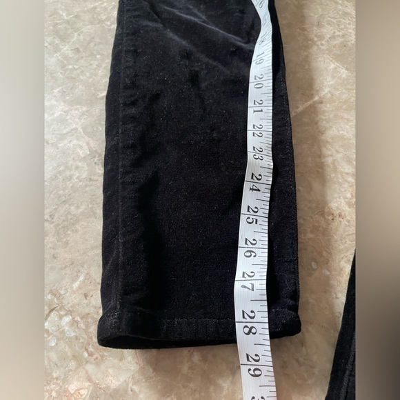 Frame Denim Le High Skinny Velvet Black Pants size 28 - Picture 10 of 11